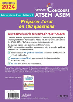 Objectif Concours ATSEM-ASEM 2024 - Préparer l'oral en 100 questions