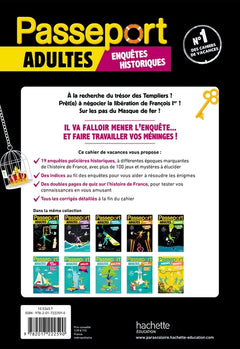 Passeport Adultes - Enquêtes historiques - Cahier de vacances 2025