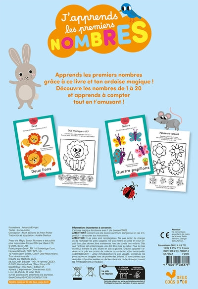 J'apprends les premiers nombres - Ardoise magique