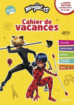Miraculous - De la Petite Section à la Moyenne Section - Cahier de vacances 2026