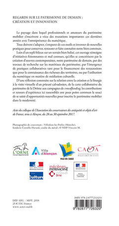 Regards sur le patrimoine de demain : création et innovation
