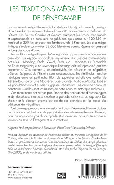 Les traditions mégalithiques de Sénégambie