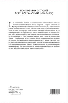 Noms de lieux celtiques de l'Europe ancienne