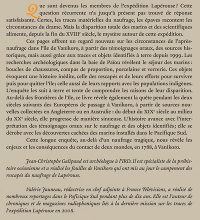 Au-delà d'un naufrage