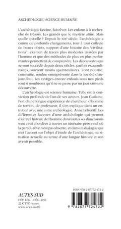 Archéologie, science humaine: entretiens avec Anne Lehoërff