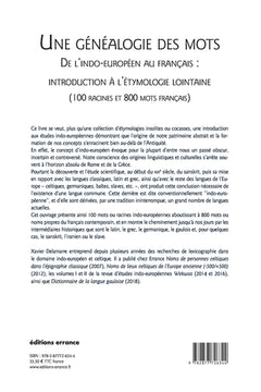 Une généalogie des mots