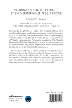 L'habitat en Europe celtique et en Méditerranée préclassique