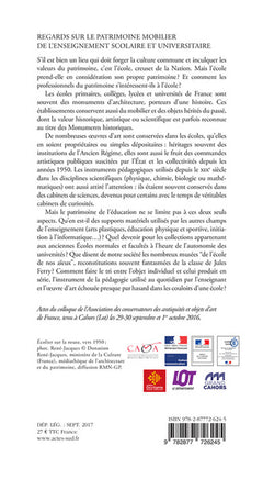 Regards sur le patrimoine scolaire