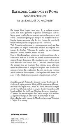 Babylone, Carthage et Rome : dans les cuisines et les langues du Maghreb
