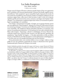 Les indo-européens - 3ème édition