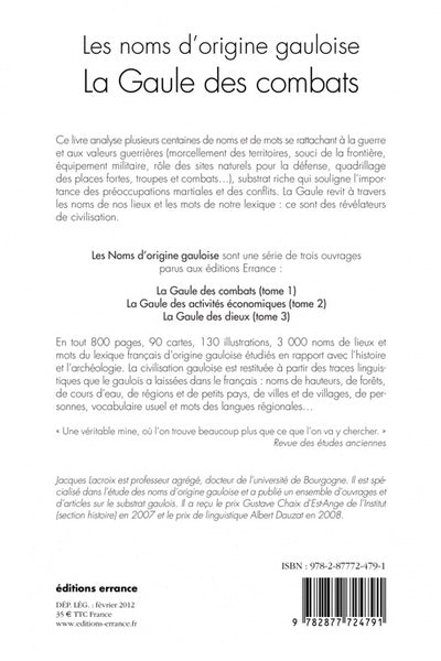 Les noms d'origine gauloise