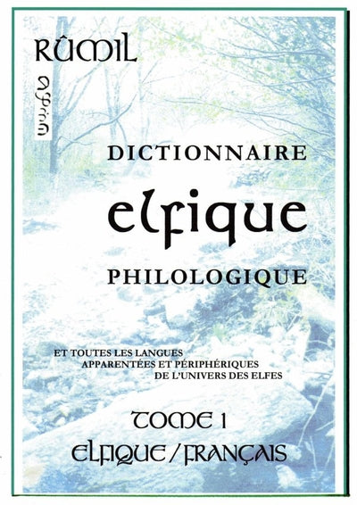 Dictionnaire elfique philologique