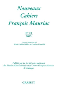 Nouveaux cahiers François Mauriac n°23