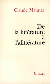De la littérature à l'alittérature
