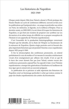 Les historiens de Napoléon