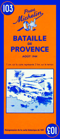 Carte Bataille de Provence - août 1944 / Battle of Provence - August 1944