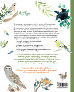 Aquarelle, oiseaux des jardins et forêts