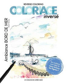 Coloriage inversé - Ambiance bord de mer