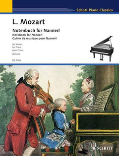 Cahier de musique pour Nannerl