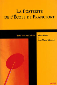 Posterité de l'Ecole de Francfort