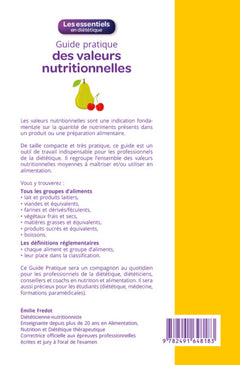 Guide pratique des valeurs nutritionnelles