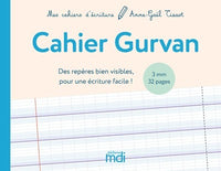 Mes cahiers d'écriture Cahier Gurvan 3mm