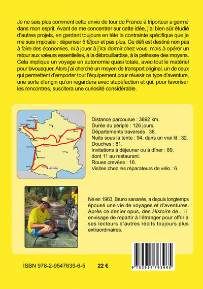 Histoire de pédaler ou le tour de France à triporteur