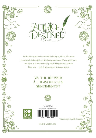 Autrice de ma destinée - tome 3