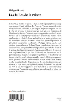 Les failles de la raison