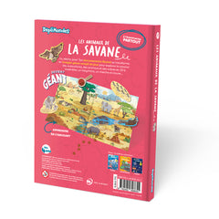 Les animaux de la savane - DépliMondes 4 ans +