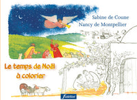 Le temps de Noël à colorier