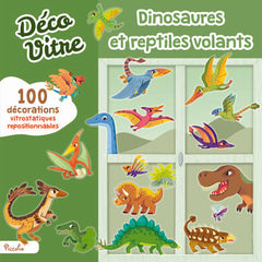 Dinosaures et reptiles volants - Déco vitre
