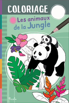 Les animaux de la jungle - Coloriage