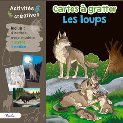 Les loups - Cartes à gratter