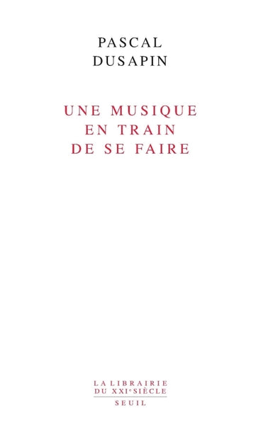 Une musique en train de se faire