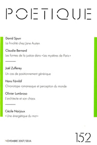 Poétique,  n°152