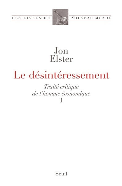 Le désintéressement