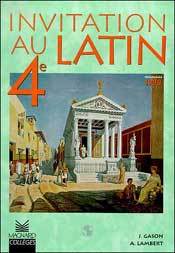 Invitation au latin 4e (1998) - Manuel élève