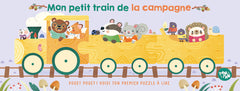 Pouet pouet! Voici ton premier puzzle à lire - Mon petit train de la campagne