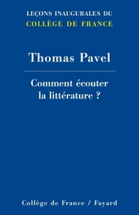 Comment écouter la littérature ?