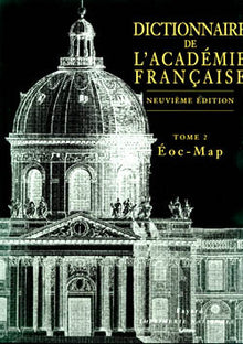 Dictionnaire de l'Académie française, tome 2