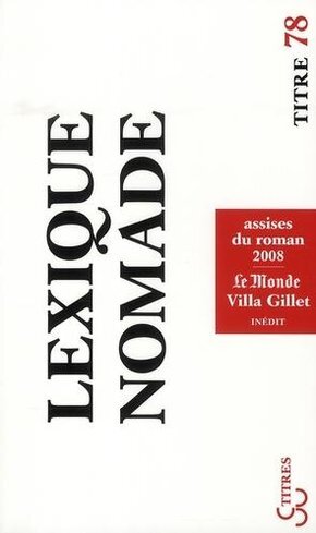 Lexique nomade 2008