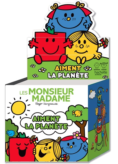 Boîte 10 ex + 10 titres de fonds -  Les Monsieur Madame aiment la planète