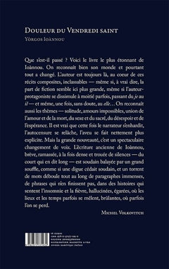 Douleur du vendredi saint