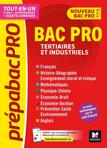 PrépabacPro - Bac Pro Tertiaires et industriels - Matières générales - Révision et entraînement