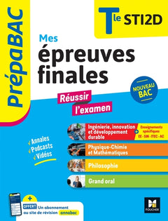 Prépabac Terminale STI2D - Mes épreuves finales - fiches et annales