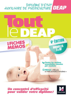 Tout le DEAP en fiches mémos - IFAP - Diplôme État Auxiliaire puériculture - 2025-2026