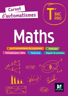 Carnet d'automatismes - Maths - Tle Bac Pro