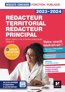 Réussite Concours - Rédacteur territorial/principal - 2023-2024