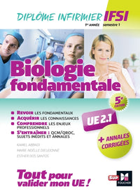 Biologie fondamentale UE 2.1 - Semestre 1 - Infirmier en IFSI - DEI